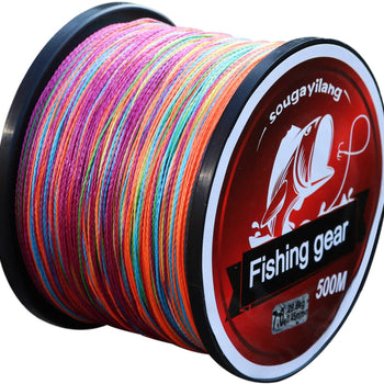 Sougayilang 500m/547Yards 4 Strands 12lb-72lb Multifilament Pe Superbraid and Braided Fishing Line (Multicolor)…