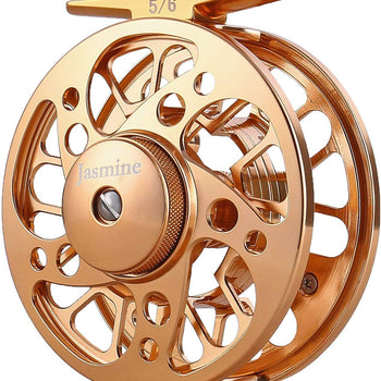 Sougayilang Fly Fishing Reel with Ultralight Anti-Oxidation A7075 Space Aluminium, Stainless Steel Drag System, Left Rigth Hand Exchange, 2+1 NSK Deep Groove Ball Bearing