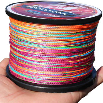 Sougayilang 500m/547Yards 4 Strands 12lb-72lb Multifilament Pe Superbraid and Braided Fishing Line (Multicolor)…