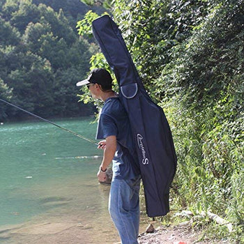 Sougayilang Soft Fishing Rod Case Carrier Bag Fishing Rod Bag Fishing Case Organizer-1.7m/5.58ft
