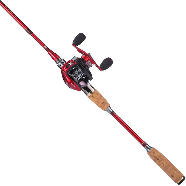 Baitcaster Rod Combo 7ft Fast Action Right handed bedlam