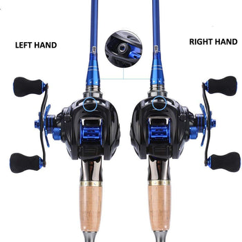 Sougayilang Baitcasting Reel, 7.0:1 Gear Ratio Super Smooth Power, 9 + 1 Shielded Ball Bearings Anti-Corrosion Baitcaster Reel Silver Fishing Reel