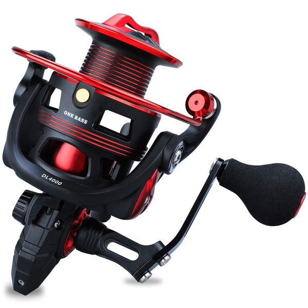 One Bass Fishing reels Light Weight Saltwater Spinning Reel - 39.5
