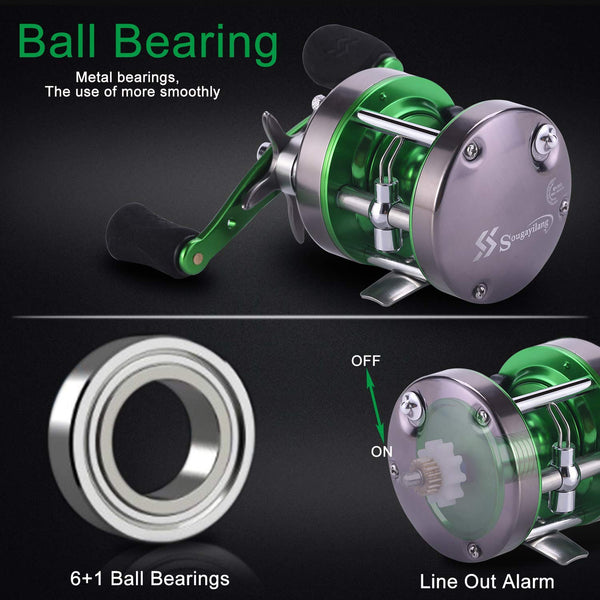 Round Baitcasting Reels KastKing Rover Round Baitcasting Reel And
