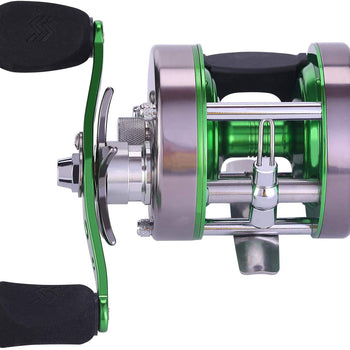 Sougayilang Rover Round Baitcasting Reel, Conventional Reel Reinforced Metal Body for Catfish, Salmon and Inshore Saltwater Fishing-Corrosion Protection
