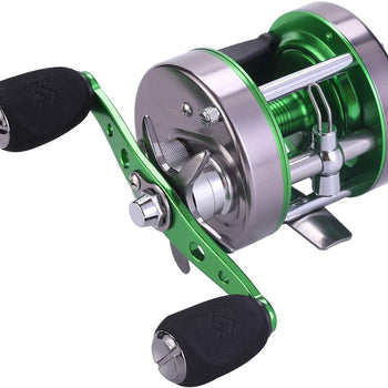 Sougayilang Rover Round Baitcasting Reel, Conventional Reel Reinforced Metal Body for Catfish, Salmon and Inshore Saltwater Fishing-Corrosion Protection