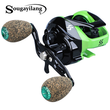 Sougayilang 7.2:1 High Speed Baitcasting Reel Casting Fishing Reel Max Drag Power 14lb Carp Fishing Saltwater Fishing Tackle