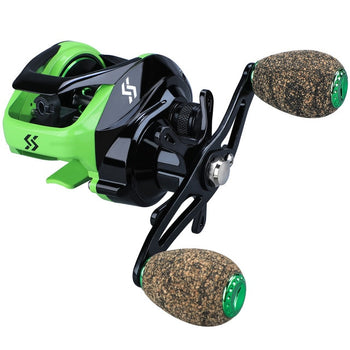 Sougayilang 7.2:1 High Speed Baitcasting Reel Casting Fishing Reel Max Drag Power 14lb Carp Fishing Saltwater Fishing Tackle