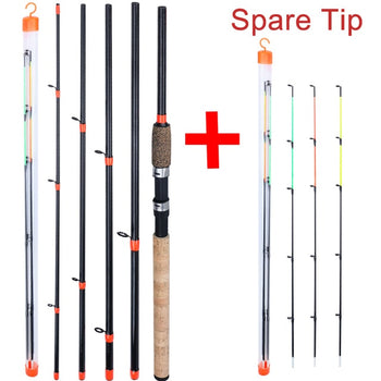Sougayilang High Quality Cork Handle Feeder Spinning Fishing Rod 3.0M L M H Power Travel Rod De Pesca Carp Feeder Pole