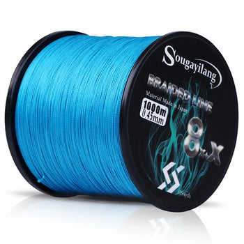 Sougayilang New 9 Strands PE Fishing Line Raid Fishing Line 300M 500M 1000M Multifilament Fishing Wire Carp Fishing Line Tool