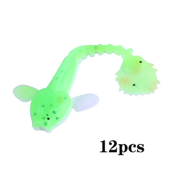 Sougayilang Soft Lure 4.5g 3.5in 90mm 12PCS/Lot Fishing Swimbait Lure Set Tail Worm Saltwater/Freshwater Fishing Baits