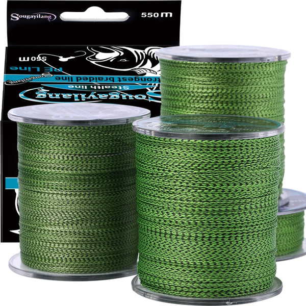 Sougayilang 150M 350 550M 4 Strands Speckled Braided Fish Line 20