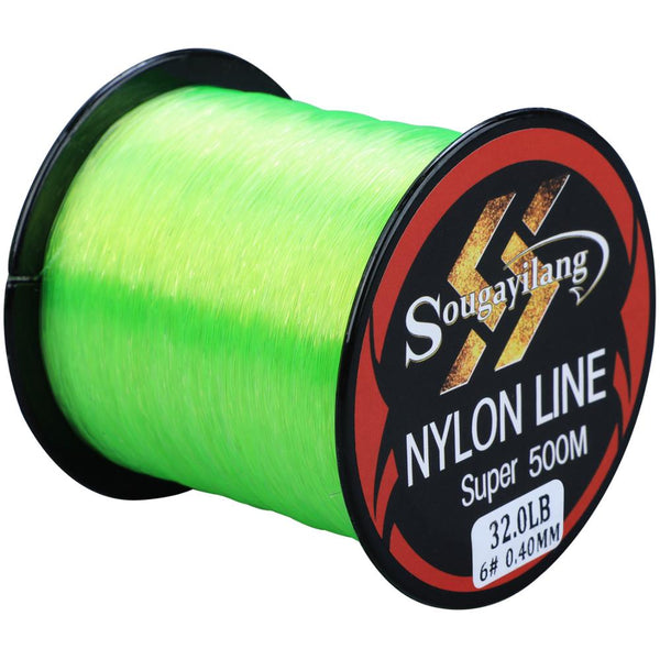 Sougayilang 500M Monofilament Line 11-36.3LB Super Strong Nylon Fishin -  Sougayilang