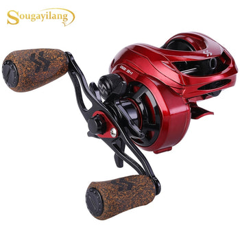 Sougayilang Baitcasting Reel Dual Brake System Reel 8KG Max Drag 9+1 BBs 8 :1 High Speed Fishing Reel