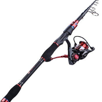 Sougayilang Fishing Rods Combos 1.8-2.7M Carbon Fiber Telescopic Fish