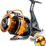 Burning Shark Fishing Reels- 12+1 BB, Light and Smooth Spinning Reels, Powerful Carbon Fiber Drag, Saltwater and Freshwater Fishing …