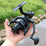 Sougayilang Spinning Fishing Reel 12+1BB Metal Body Smooth Carp Spinn -  Sougayilang