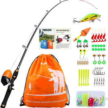 Kids Telescopic Fishing Rod Combo Full Kits