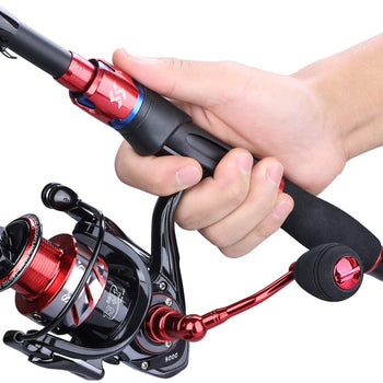 Sougayilang Fishing Rod and Reel Combos, Telescopic Ultra Light Fishing Combo, Travel Fishing Poles and Reel Combos for Freshwater Fishing with Package Box