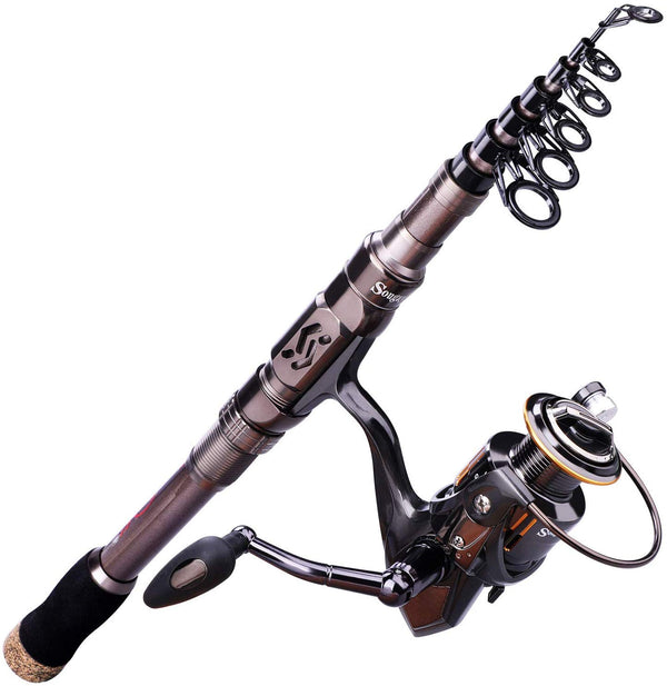 2.1m Carbon Telescope Fishing Rod Travel Sea/River Spinning Pole-Smart Anglers E - Foto 8