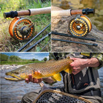 Sougayilang Fly Fishing Reel Large Arbor 2+1 BB with CNC-machined