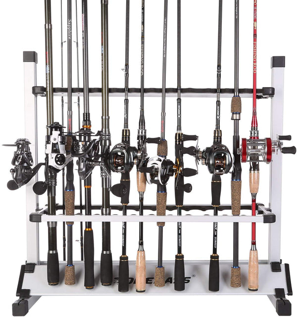 One Bass Fishing Rod Rack Metal Aluminum Alloy Fishing Rod