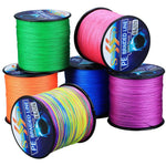 Sougayilang 300M 4 Strands Braided Fishing Line 0.6-8.0# PE Fishing Line 6.3-32.8kg Multifilament Fishing Line Smooth Pesca