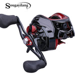 Sougayilang 17+1BB Baitcasting Fishing Reel Casting Anti-corrosio Reels Saltwater Freshwater Fishing Coil Wheels De Pesce